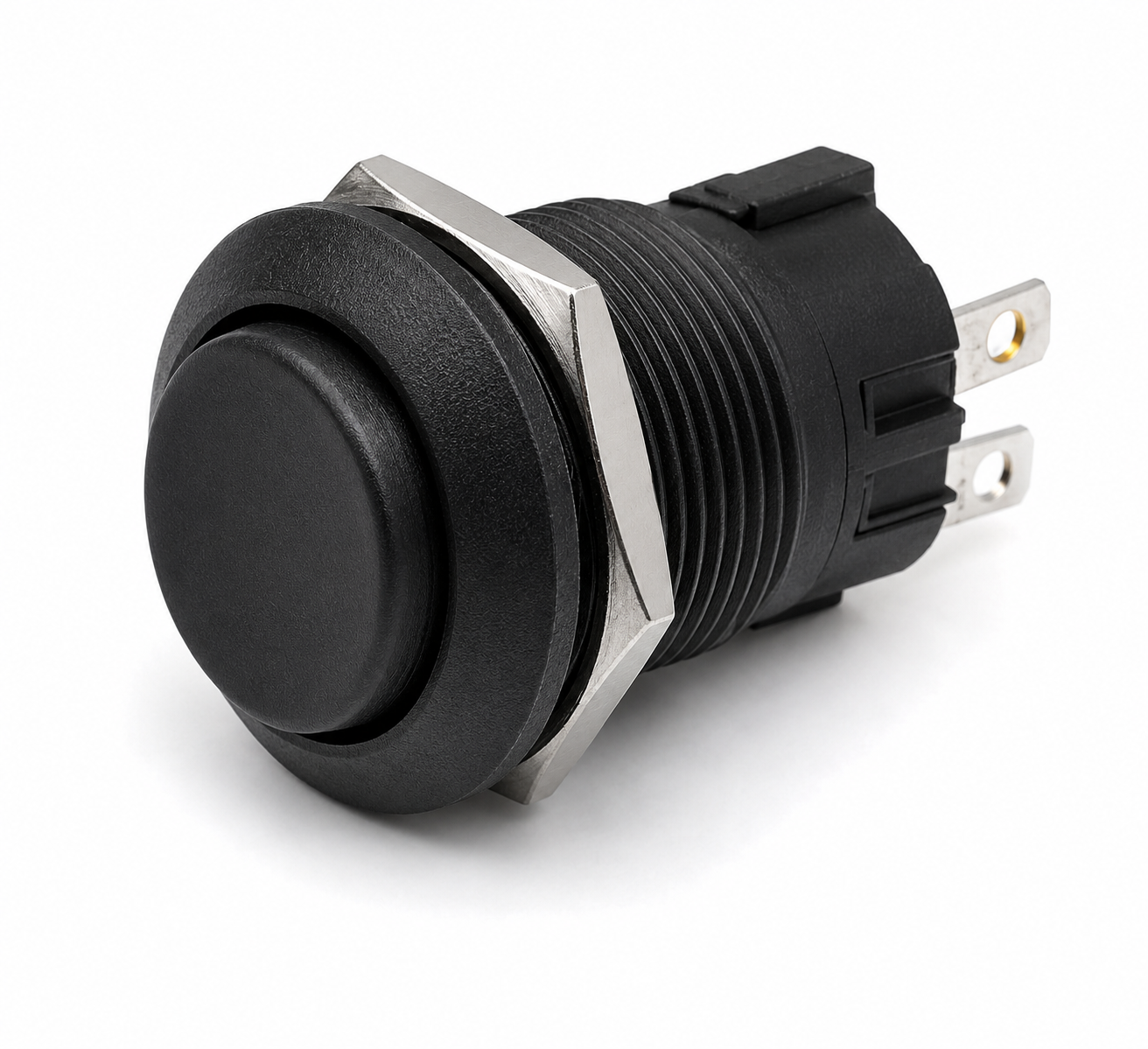 Round Push-to-ON Switch